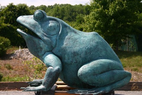 Bronze Giant American Bullfrog