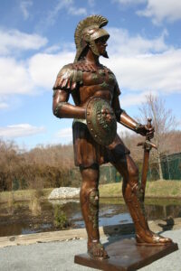 Our 89 inch Spartan Roman Soldier