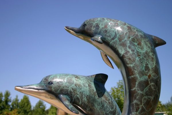 Bronze 2 Jumping Dolphins