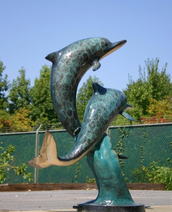 Bronze 2 Jumping Dolphins